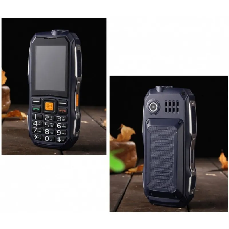 Telefon militar H628, 3800 mAh, Dual SIM, FM