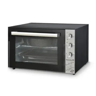 Cuptor electric 70l, ventilator,lampa, Negru, Hausberg