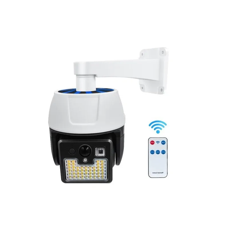 2 X Camera solara falsa, 44 LED SMD, cu senzor de miscare si telecomanda