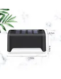 Set 4 lampi solare pentru trepte sau balcon cu senzor de lumina