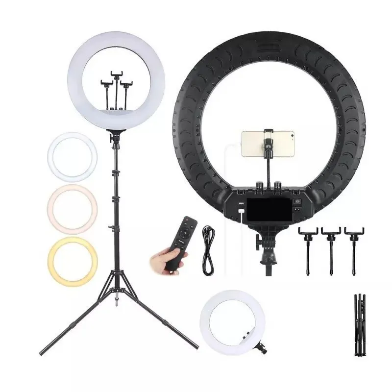 Lampa Ring Light LED 16" Circulara cu Lumina rece