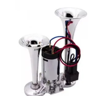 Claxon CHROME cu 2 goarne si compresor 2