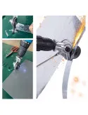 Adaptor bormasina pentru taiat tabla si materiale feroase