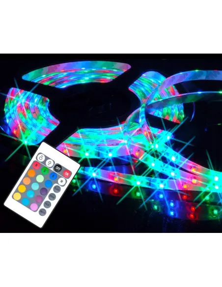 Banda LED RGB, 5 metri cu telecomanda