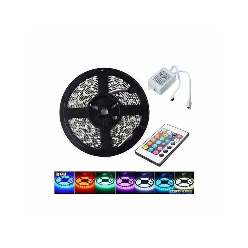 Banda LED RGB, 5 metri cu telecomanda