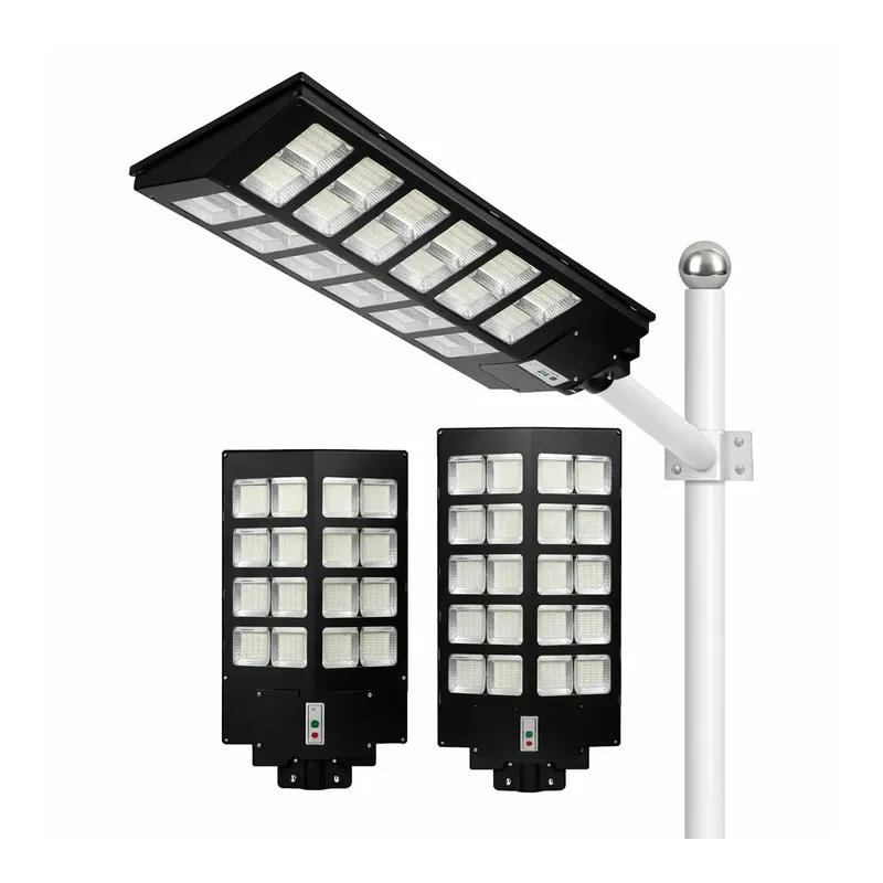 Lampa solara stradala dubla, 600W/ 800W/ 1000W cu Telecomanda