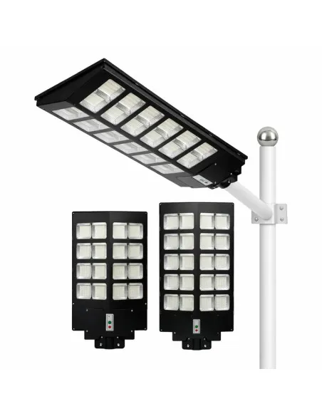 Lampa solara stradala dubla, 600W/ 800W/ 1000W cu Telecomanda