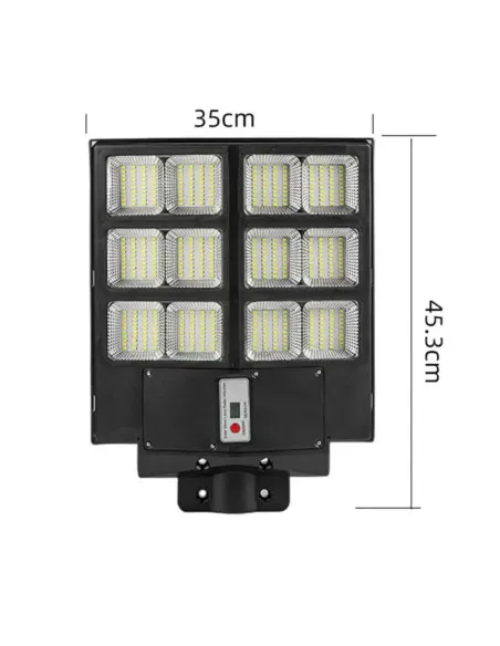 Cumpara Lampa solara stradala dubla, 600W/ 800W/
