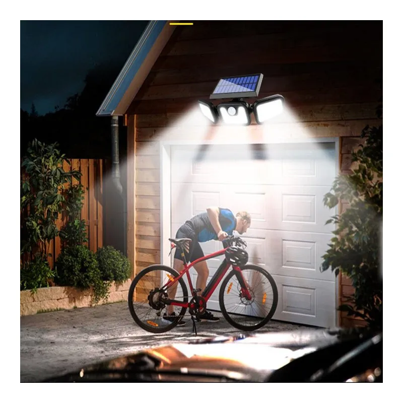 Lampa cu incarcare Solara 150W Leduri COB Senzor de Miscare Prindere pe Perete