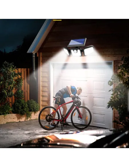 Lampa cu incarcare Solara 150W Leduri COB Senzor de Miscare Prindere pe Perete