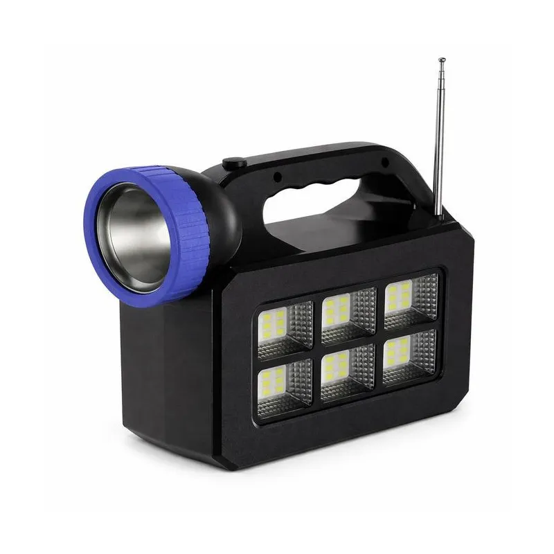 Sistem Solar Portabil JORTAN T08, 20W, Panou Solar 5W, Baterie 25000mAh, Compact
