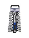 RIB-Set 20 Piese, Cheie cu Clichet 1/2", Capete