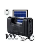 Kit lanterna cu panou solar, 3 becuri LED SMD