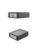 Set 2 lampi solare pentru perete exterior, iluminare sus-jos, lumina calda