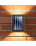 Set 2 lampi solare pentru perete exterior, iluminare sus-jos, lumina calda