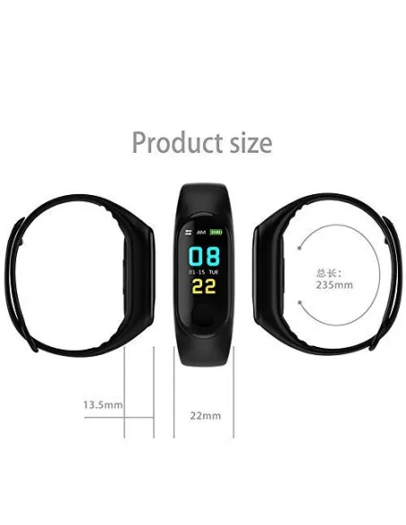 Bratara fitness smartband M3 plus, Bluetooth