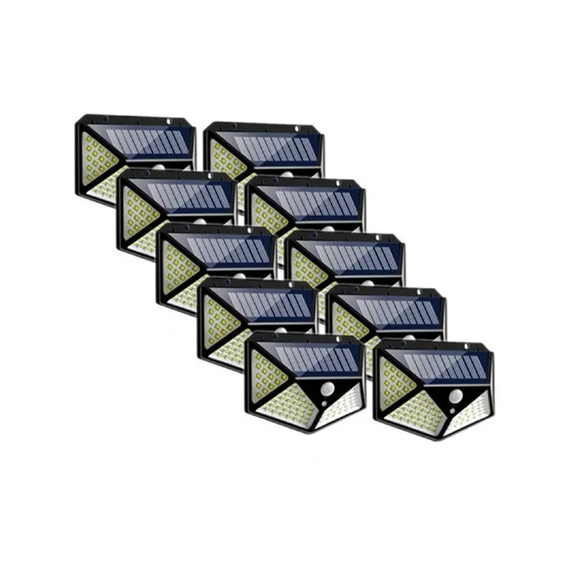 Cumpara Set 10 x Lampa 100 LED cu panou solar
