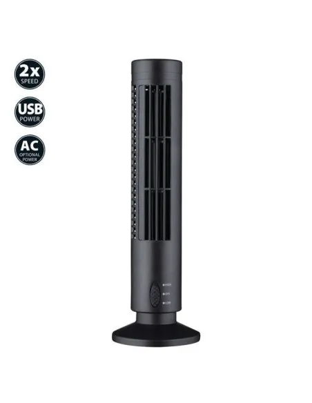 Ventilator Turn, Coloană 33cm, Oscilație 90°, 3 Viteze, Silențios