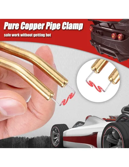 Pistol de lipit si sudat plastic , 50w + 200 sarmulite ondulate + Cutie transport CADOU