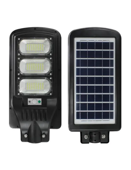 Lampa Solara Stradala 150W cu LED, Panou Policristalin, Suport si Telecomanda – IP65, Autonomie 14h