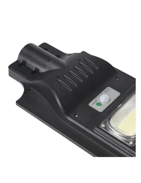 Lampa Solara Stradala Jortan 400W, Baterie 12000mAh, Autonomie 12-14h, Telecomanda, Picior Metalic