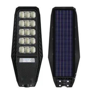 Lampă Stradală Solară Jortan LED 500W, Baterie 24000mAh, IP67, Telecomandă + Suport Metalic 2