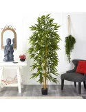 Decoratiune cu bete de bambus, 150cm inaltime