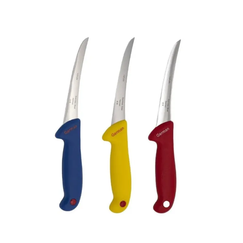 Set 3 Cuțite Profesionale din Oțel German, 28 cm Manere Ergonomice din Plastic Dur