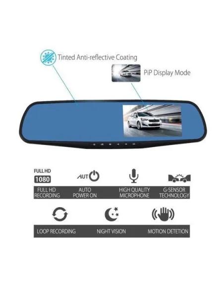 Camera dubla Full HD + Car Kit Bluetooth N8 +