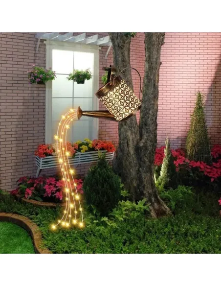 Set 2 x Stropitoare solara cu lumini pentru gradina