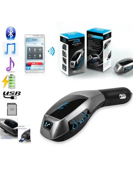 Car Kit Bluetooth X5 - Modulator FM