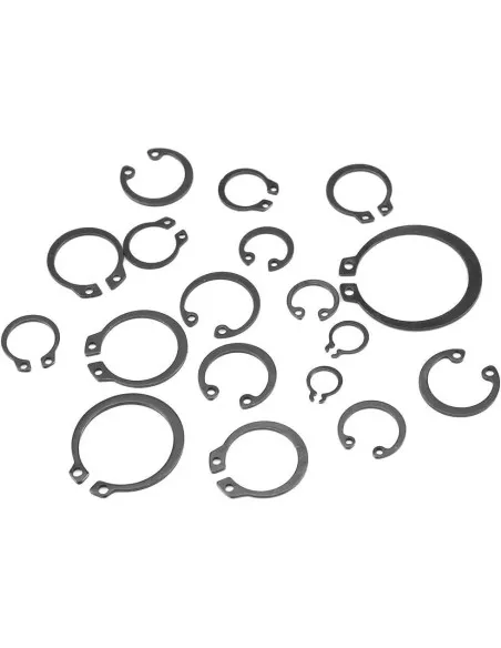 Set 225 sigurante tip inel Seeger pentru interior și exterior – 18 dimensiuni