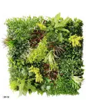 Panou Frunze Artificiale 1x1m, Perete Verde Decorativ, Rezistent UV, Interior și Exterior