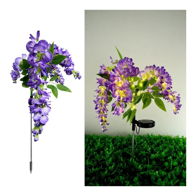Lampa Solara LED Wisteria, 70 cm, Lumină Albă Caldă, IP65, diverse culori