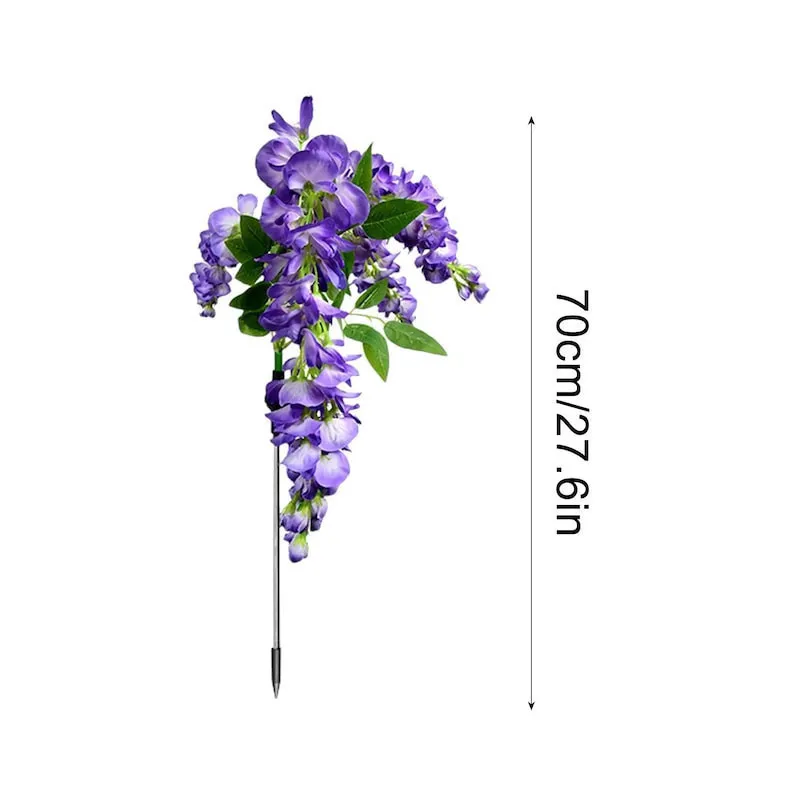 Lampa Solara LED Wisteria, 70 cm, Lumină Albă Caldă, IP65, diverse culori
