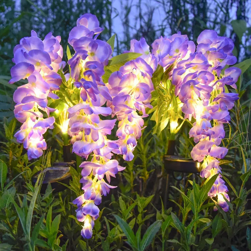 Lampa Solara LED Wisteria, 70 cm, Lumină Albă Caldă, IP65, diverse culori