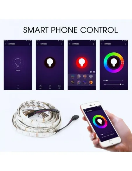 Banda LED RGB 5M Wifi Smart, lumina ambientala
