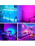 Banda LED RGB 5M Wifi Smart, lumina ambientala