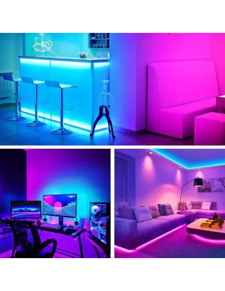 Banda LED RGB 5M Wifi Smart, lumina ambientala