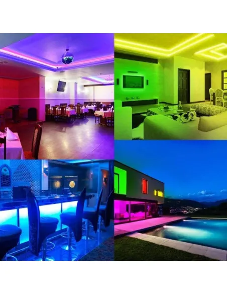 Banda LED RGB 5M Wifi Smart, lumina ambientala
