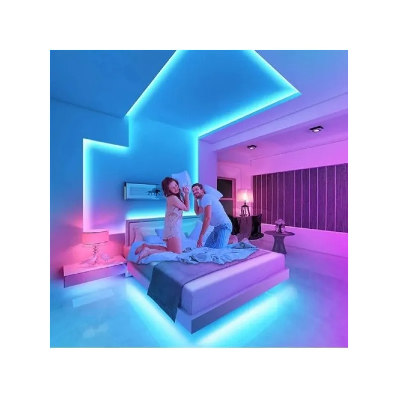 Banda LED RGB 5M Wifi Smart, lumina ambientala