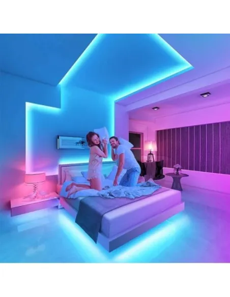 Banda LED RGB 5M Wifi Smart, lumina ambientala