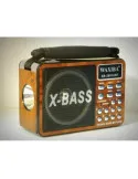 Mini radio dotat cu MP3 si lanterna Waxiba