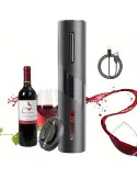 Set Deschizător de Sticle de Vin Electric Reîncărcabil USB și Tirbușon Automat, cu Accesorii Incluse