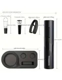 Set Deschizător de Sticle de Vin Electric Reîncărcabil USB și Tirbușon Automat, cu Accesorii Incluse