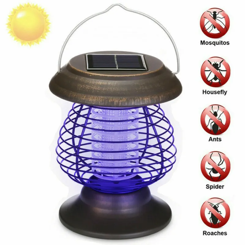 Felinar Solar Antiinsecte BugZap UV, IP44, 40 m²