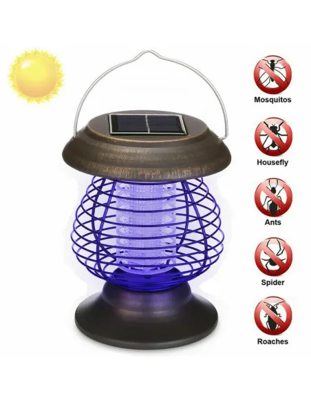 Felinar Solar Antiinsecte BugZap UV, IP44, 40 m²