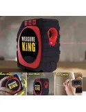Ruleta Measure King, 3 modalitati de masurare, snur, rola si laser, afisaj LED