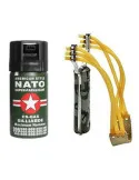 Spray Nato lacrimogen cu piper si gaz CS +