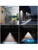 Set 5 Lampi Solare cu 30 LED, senzor de miscare